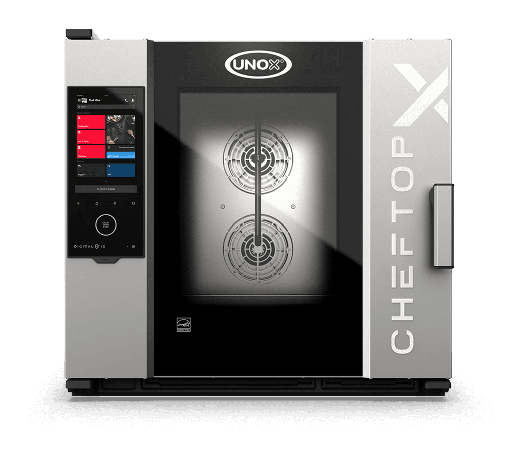 UNOX CHEFTOP-X Countertop Digital.ID 6 trays GN 2/1 Gas Combi Oven XEDA-0621-GXRS-ET