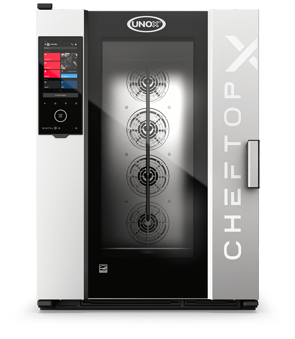 UNOX CHEFTOP-X Countertop Digital.ID 10 GN 2/1 Gas Combi Oven XEDA-1021-GXRS-ET