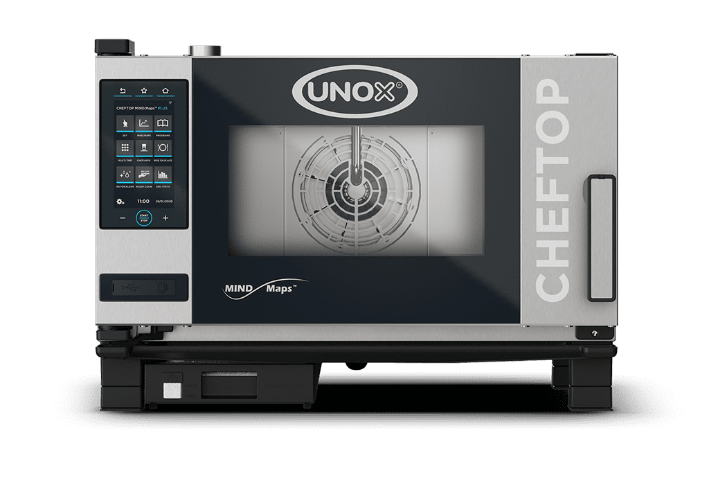 UNOX CHEFTOP MIND.Maps Countertop PLUS 3 trays GN 1/1 Electric Combi Oven XEVC-0311-EPRM