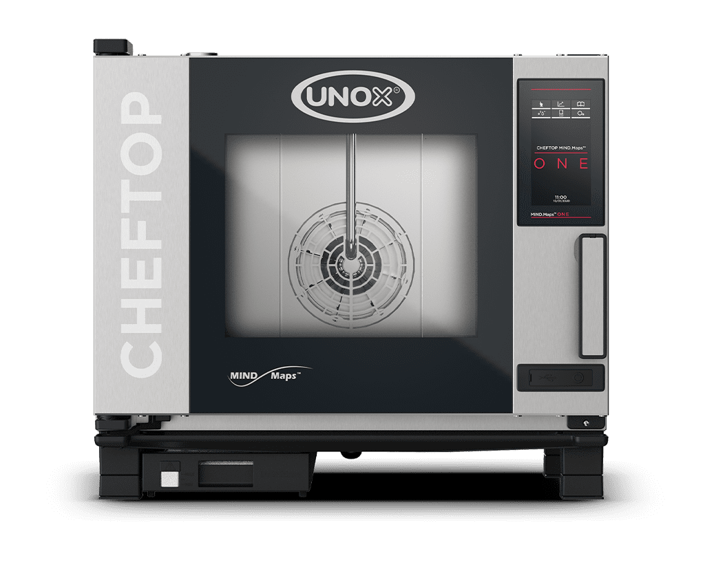 UNOX CHEFTOP MIND.Maps Countertop ONE 5 trays GN 1/1 Electric Combi Oven XEVC-0511-E1RM-LP