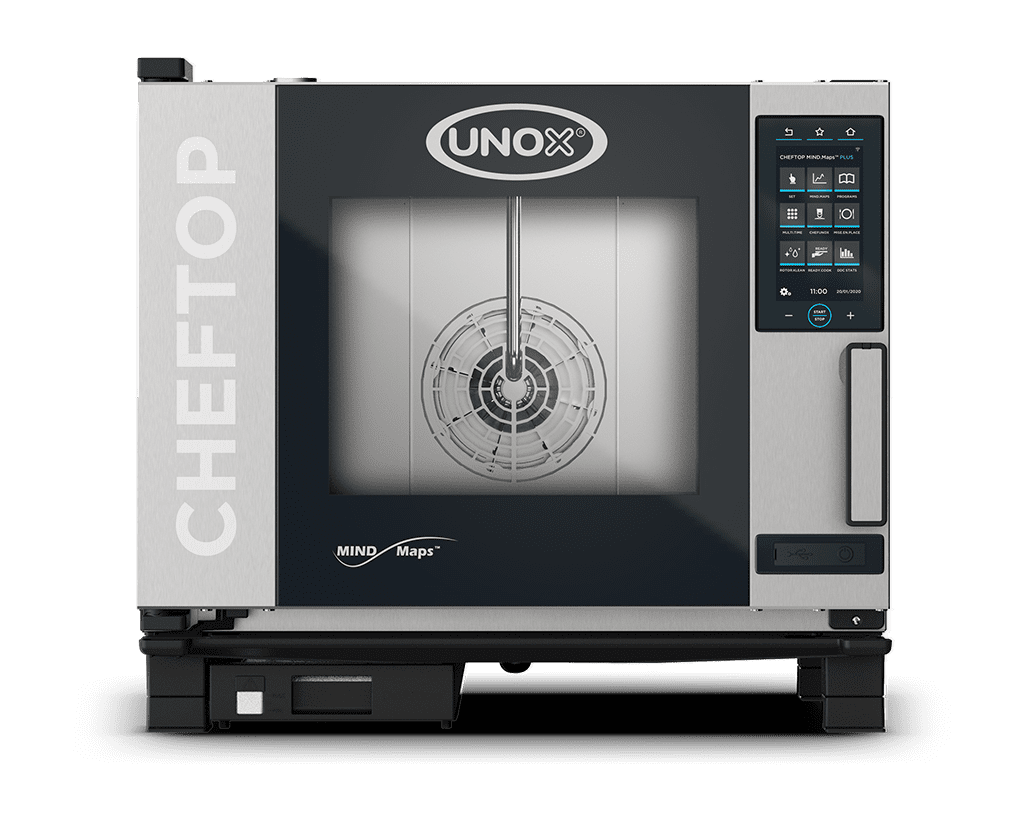 UNOX CHEFTOP MIND.Maps Countertop PLUS 5 trays GN 1/1 Gas Combi Oven XEVC-0511-GPRM