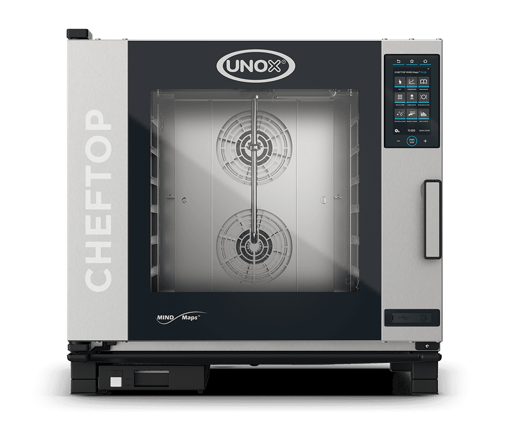 UNOX CHEFTOP MIND.Maps Countertop PLUS 6 trays GN 2/1 Electric Combi Oven XEVC-0621-EPRM