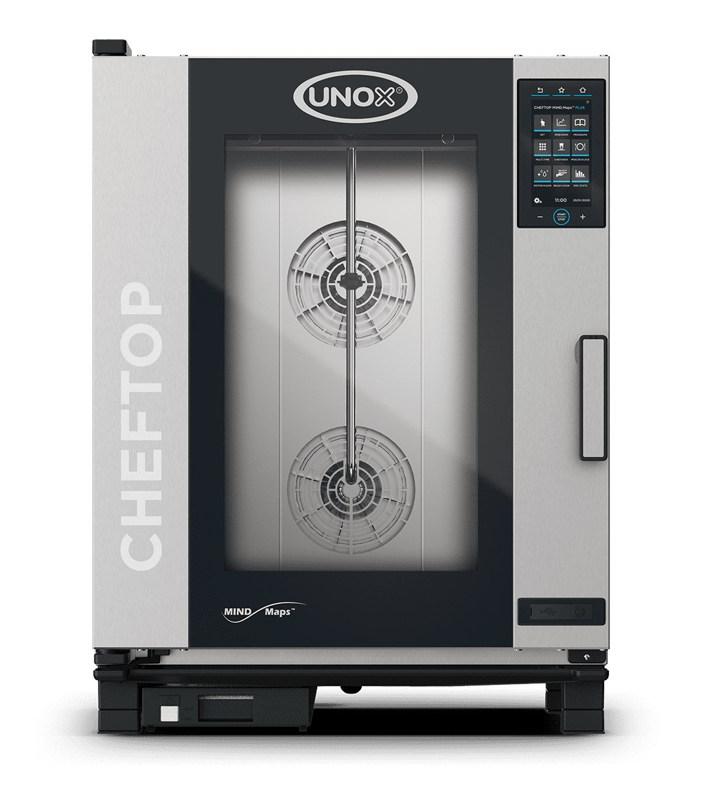 UNOX CHEFTOP MIND.Maps Countertop PLUS 10 trays GN 1/1 Electric Combi Oven XEVC-1011-EPRM
