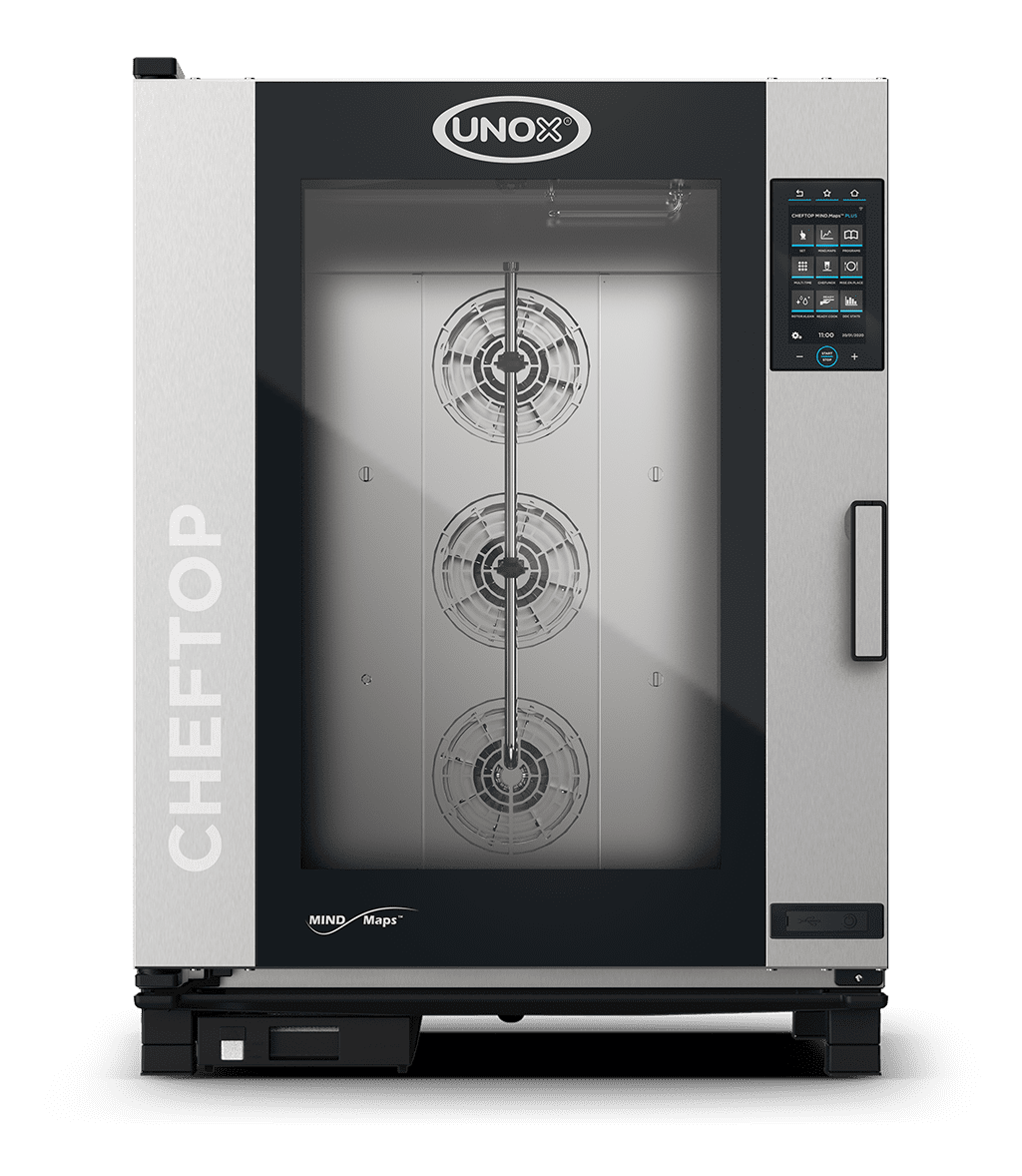 UNOX CHEFTOP MIND.Maps Countertop PLUS 10 trays GN 2/1 Electric Combi Oven XEVC-1021-EPRM
