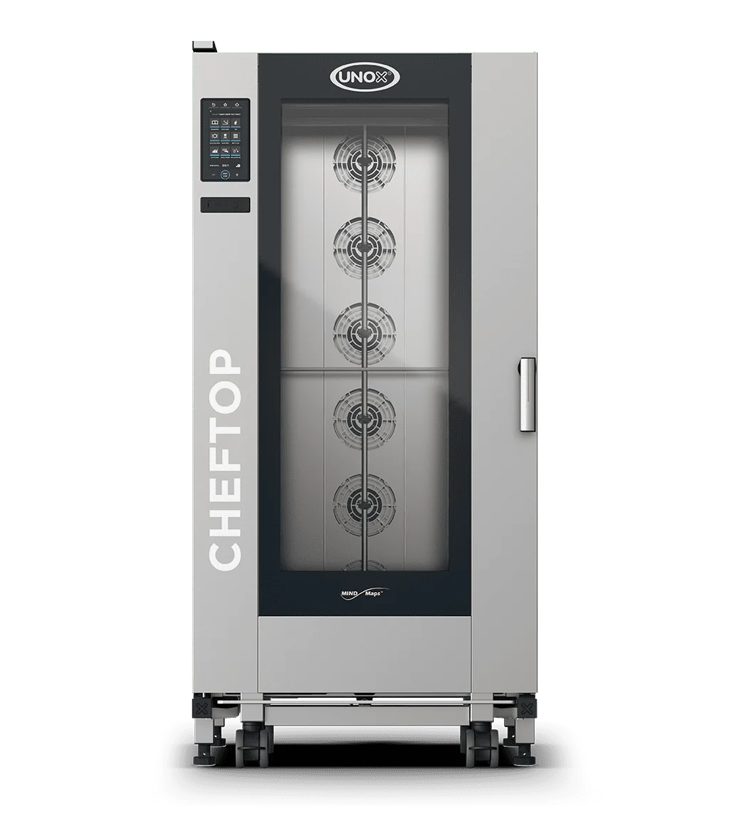 UNOX CHEFTOP MIND.Maps Trolley PLUS 20 trays GN 2/1 Electric Combi Oven XEVL-2021-DPRS