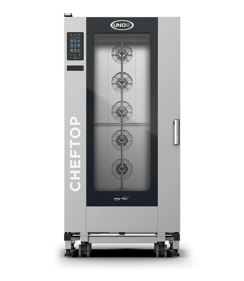 UNOX CHEFTOP MIND.Maps Trolley PLUS 20 trays GN 2/1 Electric Combi Oven XEVL-2021-YPRS