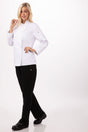 Chef Works CWLJ-WHT-S - Marbella Women's Chef Coat, White, Small