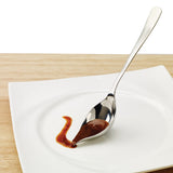 Winco SPS-TS8 - 8" Drizzling Plating Spoon with Tapered Spout
