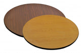 Omcan 43166 - 24" x 1" Oak/Walnut Round Table Top