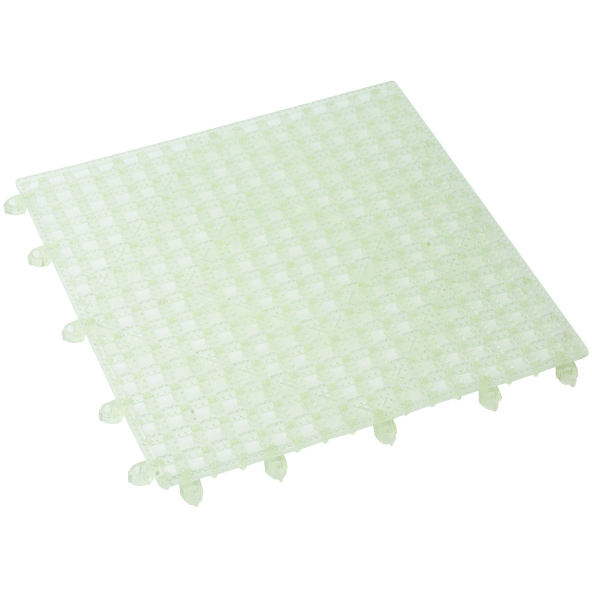 Winco BML-12C - Bar Mat, Interlocking, 12" x 12" - Clear