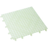 Winco BML-12C - Bar Mat, Interlocking, 12" x 12" - Clear