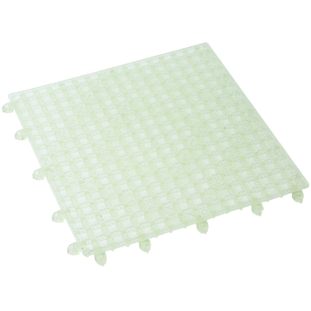 Winco BML-12C - Bar Mat, Interlocking, 12" x 12" - Clear