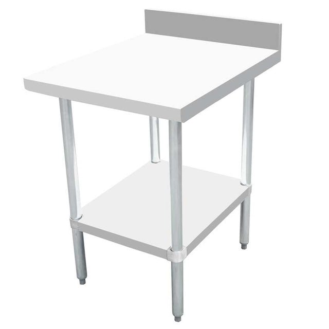 Omcan 46516 - 30" x 24" Equipment Filler Table with 4" Backsplash
