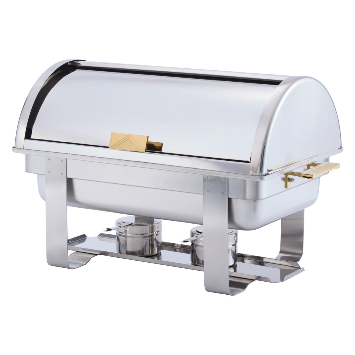 Winco C-5080 - Dallas 8 Quart Chafer, Roll-Top, Stainless Steel