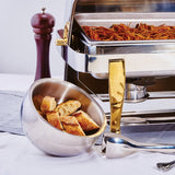 Winco DWAB-S - Double-Wall Angled Display Bowl, Stainless Steel - 1-1/2 Quart