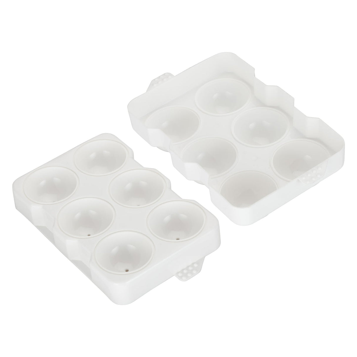 Winco ICCP-6W - Round Ice Cube Tray, 6 Compartments