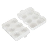 Winco ICCP-6W - Round Ice Cube Tray, 6 Compartments