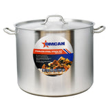 Omcan 80444 - 60 qt Stainless Steel Stock Pot with Lid