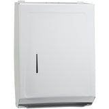 Winco TD-600 - Multi-Fold Paper Towel Metal Dispenser - White
