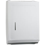 Winco TD-600 - Multi-Fold Paper Towel Metal Dispenser - White
