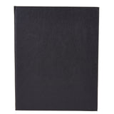 Winco LMD-811BK - Two-View Menu Cover - Black, 8-1/2" x 11"