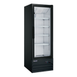 Omcan 59133 - Aurora 22" One (1) Glass Door Display Refrigerator, 9 cu.ft. (254 L), Black