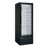 Omcan 59133 - Aurora 22" One (1) Glass Door Display Refrigerator, 9 cu.ft. (254 L), Black