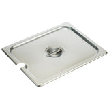 American Chef SPL-2SLOT Steam Table Pan Cover â€“ Half Size, Slotted, 18/8 Stainless Steel, NSF