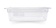 Omcan 80074 - GN 1/3 Third-Size Polycarbonate Clear Food Pan, 4" Deep