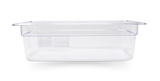 Omcan 80074 - GN 1/3 Third-Size Polycarbonate Clear Food Pan, 4" Deep