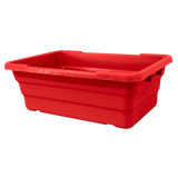 Omcan Red Stackable Meat Lug / Tote Box 25″ x 16″ x 8-1/2″ NSF