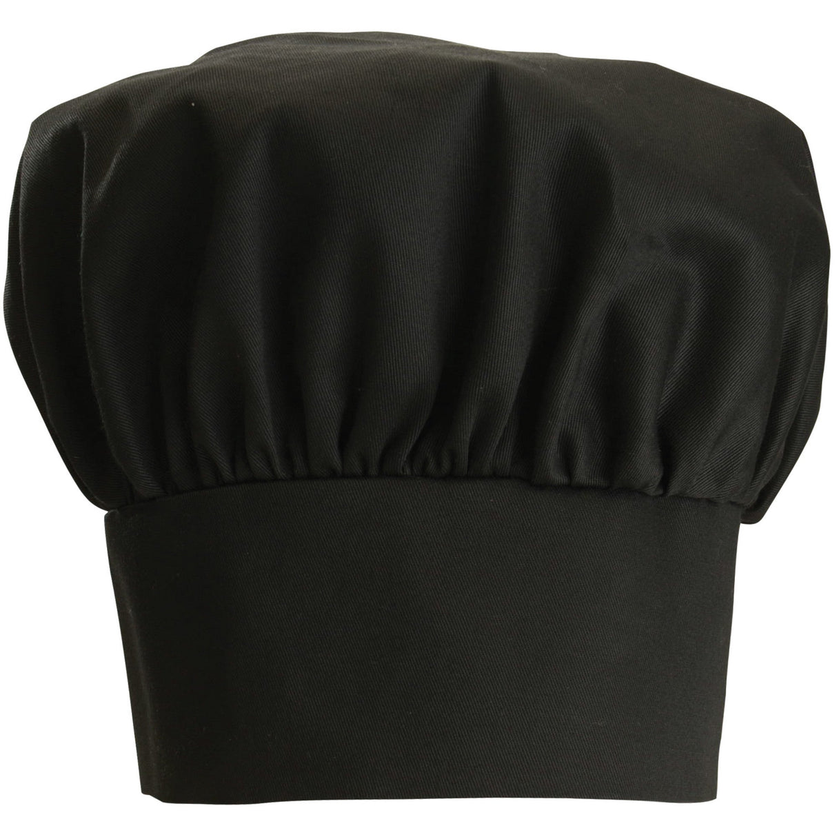 Winco CH-13BK - Chef Hat, Velcro Closure - Black