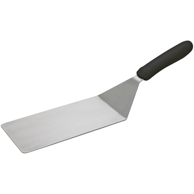 Winco TKP-42 - Turner with Offset, Black Polypropylene Handle, 8" x 4" Blade