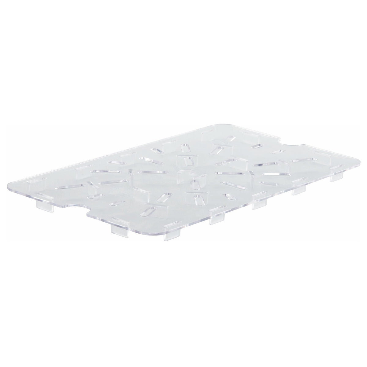 Winco PFSH-DS - Drain Shelf for PFSH & PFHW series, 8-1/4" x 14-1/4", Clear