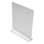 Winco ATCH-811 - Double-Sided Clear Acrylic Menu Stand - 8" x 11"
