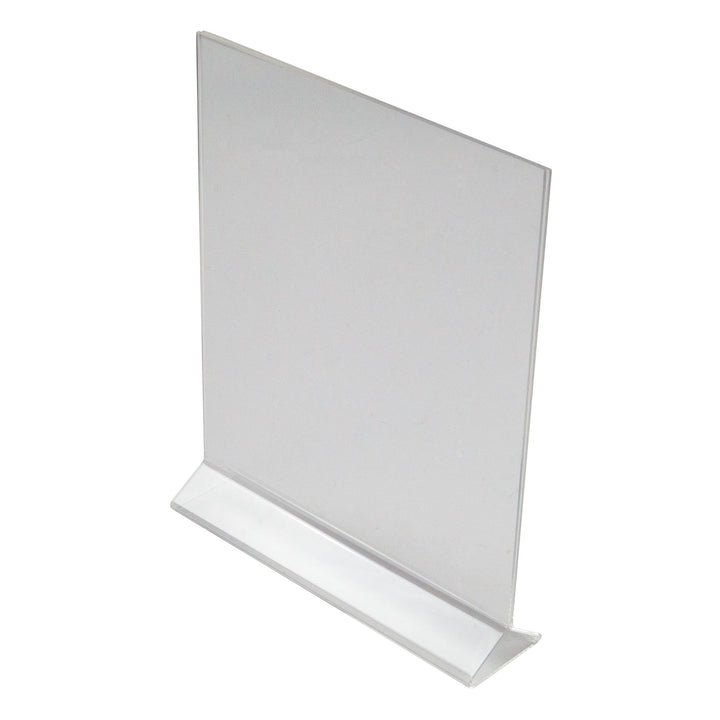 Winco ATCH-811 - Double-Sided Clear Acrylic Menu Stand - 8" x 11"