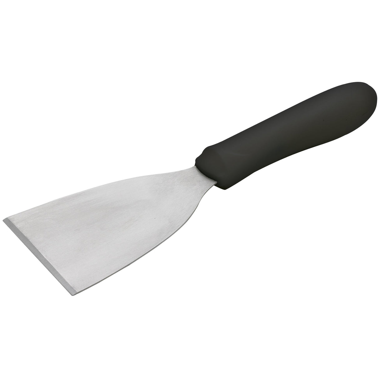 Winco TKP-32 - Scraper, Black Polypropylene Handle - 4-1/2" x 3-1/8"