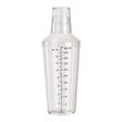 Winco BS-16PC - 16 oz Clear Plastic Shaker Set
