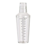 Winco BS-16PC - 16 oz Clear Plastic Shaker Set