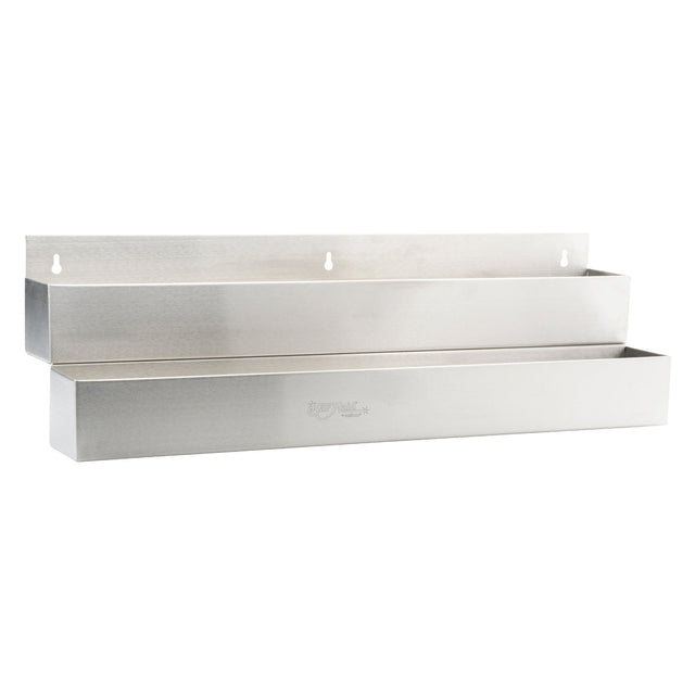 Winco SPR-32D - Bar Maid Double Bar Speed Rail, Stainless Steel - 32"