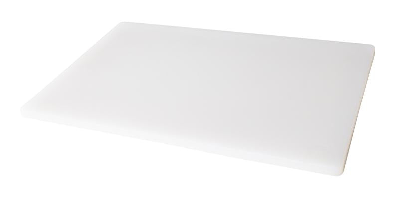 Omcan 41417 - 6" x 10" x 1/2" Polyethylene White Cutting Board