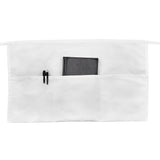 Winco WA-1221W - 3-Pocket Waist Apron - White