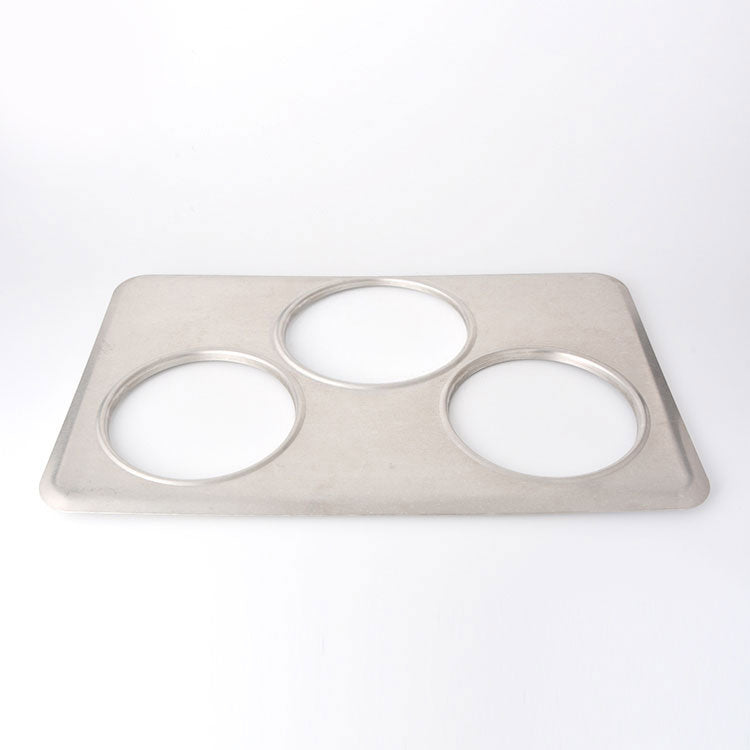 Omcan 44678 - Adapter Plates - Fit (3) 4 qt Steam Table Insets