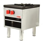Omcan Single Burner Stock Pot Range 100,000 BTU – Natural Gas with LP Conversion Kit