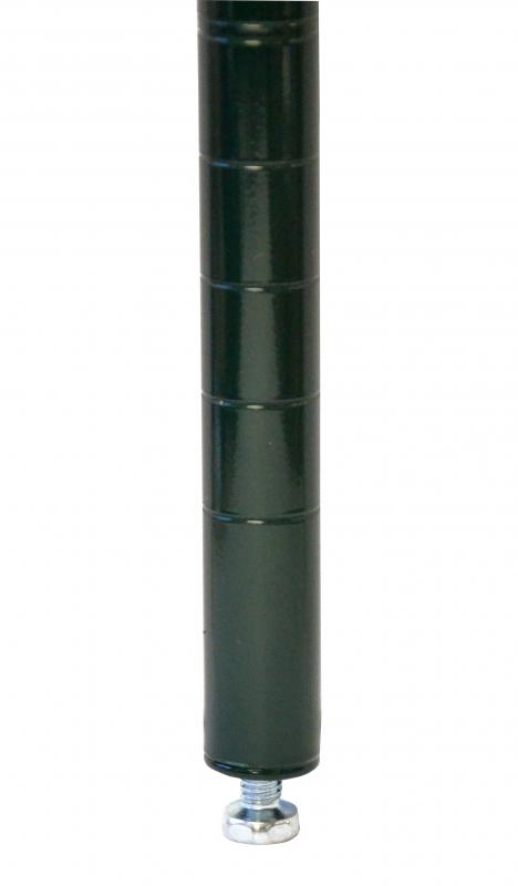 Omcan 64″ Dark Green Epoxy Post with Leveler