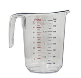 Omcan 80573 - 64 oz / 2 L Clear Polycarbonate Measuring Cup