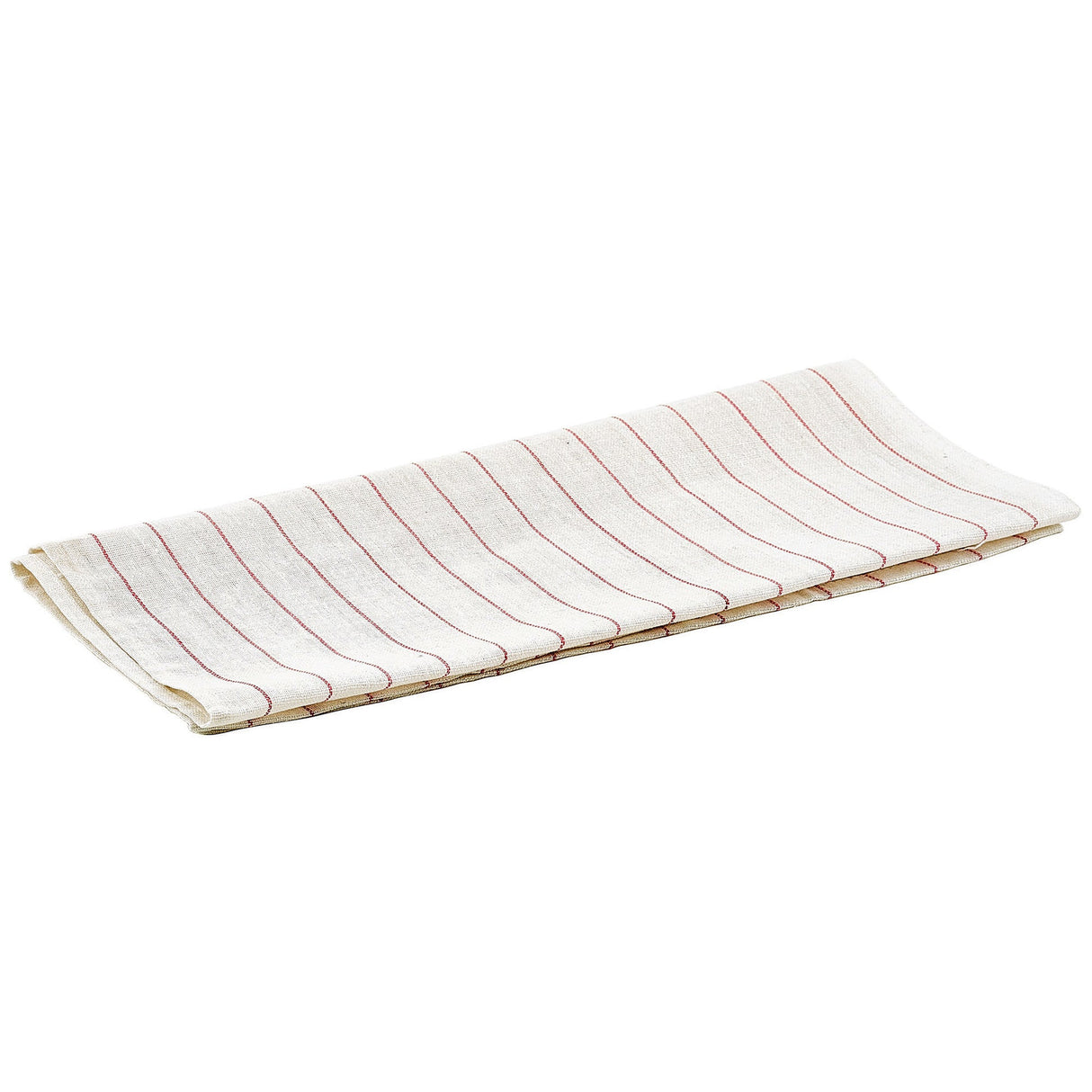 Winco BTGP-21 - Glass Polishing Towel, Red Stripes, 16"x 29"