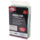 Winco SP-96N - Nylon Scouring Pads, 6-Pieces/Pack