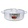 Omcan 80429 - 25 qt Stainless Steel Brazier with Lid