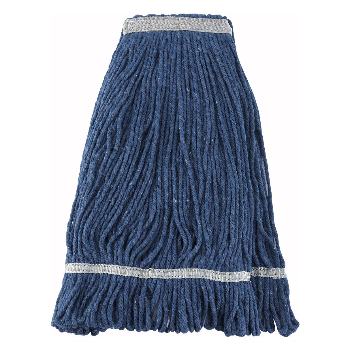 Winco MOP-24 - Premium Cotton-Poly Blend Looped End Wet Mop Head - Blue - 24oz/600g